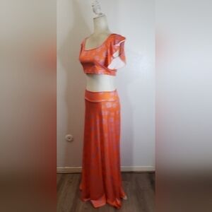 HALTER and Maxi skirt Set